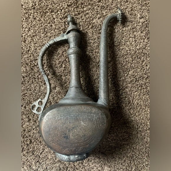 Antique 19th Century Water Jug "Aftabeh Qajar" Ewer and Islamic - Picture 1 of 11